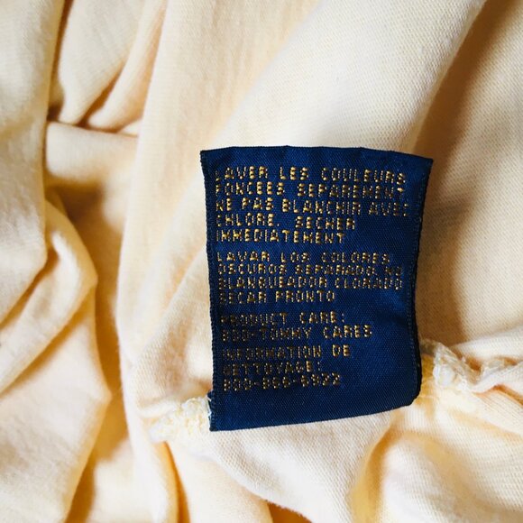 Mens Tommy Hilfiger Coral Canyon Golf Short Sleeve Yellow Polo Shirt Size XL - Picture 12 of 13